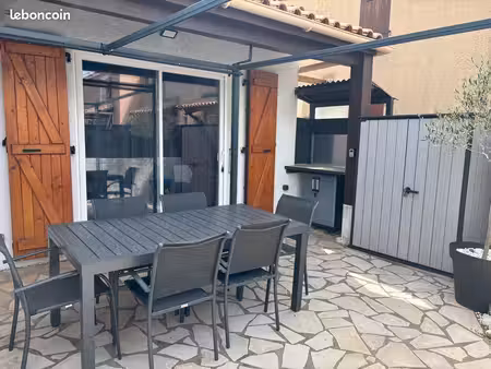 maisonnette climatisée avec grande terrasse – résidence sécurisée