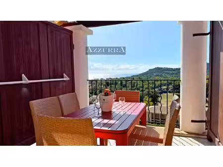 agay cap esterel superbe t3 duplex vue mer panoramique. parking prive