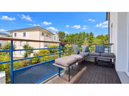 le guézy - appartement 2 pièces avec balcon sud-ouest et stationnement