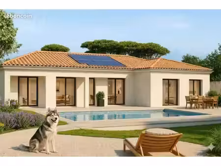 maison contemporaine 100 m² avec terrain viabilisé de 500 m² à frouzins : projet de constr