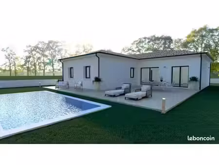 plaisance du touch villa 100 m2 avec garage t 5 sur terrain de 717 m2