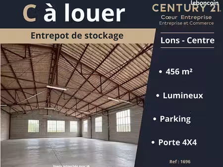 entrepôt 456 m² lons le saunier