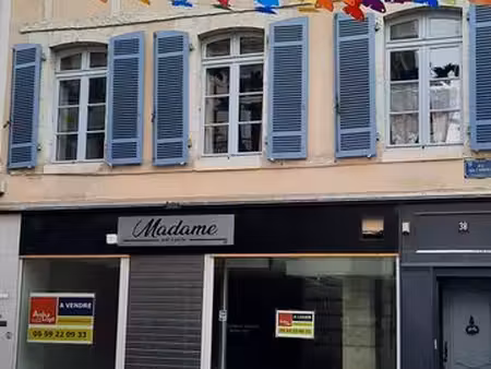 local commercial dax 85 m² – boutique 70 m² + réserve 15 m²