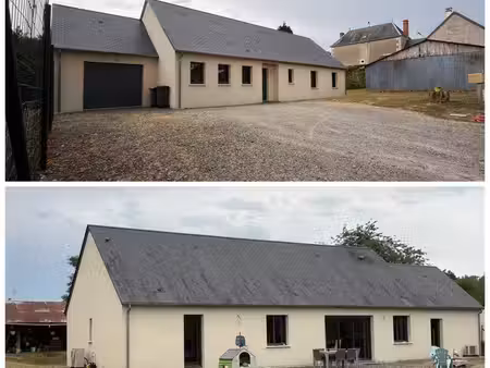 maison + garage - 141 m² - 4 chambres - terrain 2000 m²