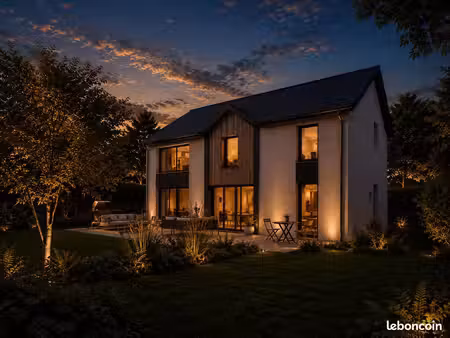 dinard — maison à construire 132 m² + terrain 920 m² — 695 000