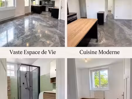 maison 4 pièces 68m2 avec cave+garage+cour+jardin clos