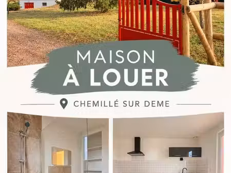 maison 100 m² – 3 chambres – terrain 2 000 m² – disponible dès le 1er novembre 2026