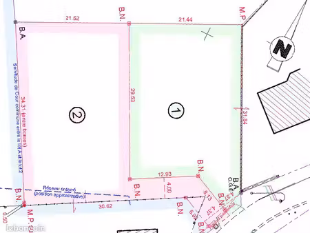 3 lots de 346 m² à 800 m² de 85 000 à 110 000