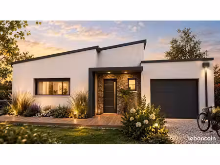 projet de construction d'une maison 100 m² avec terrain à nozay (44)