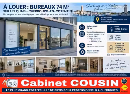 bureaux 74 m²