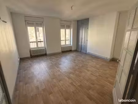 t3 80m2 lumineux et bien isolé en plein centre ville