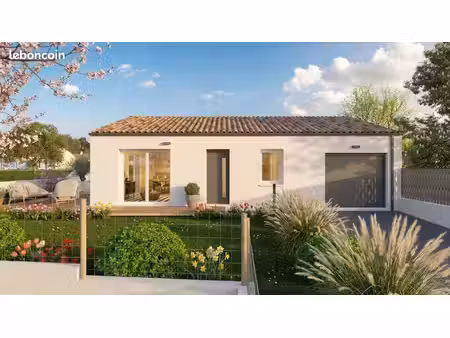 projet de construction d'une maison 66 m² avec terrain à la varenne (49)