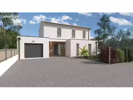 projet de construction d'une maison 140 m² avec terrain à chaumes-en-retz (44)