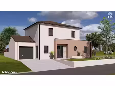 maison 125.66 m² avec terrain à thouare-sur-loire (44)