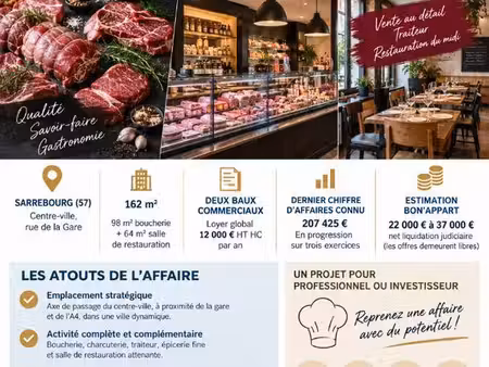 boutique 162 m² sarrebourg