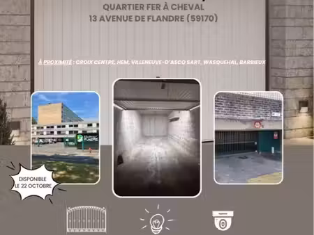 garage/box ultra sécurisé à louer