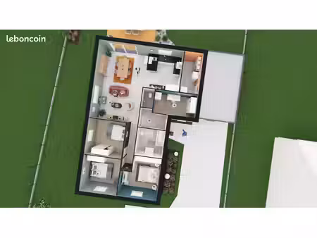 maison 4 pièces 97 m²