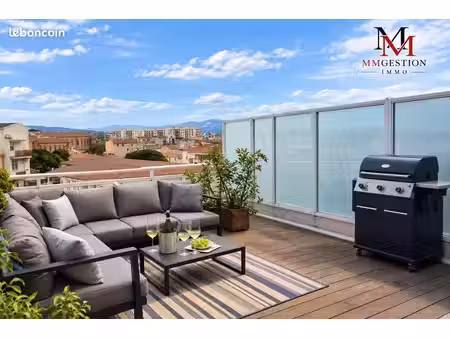 duplex 105 m² - dernier étage - terrasse - ascenseur - parking
