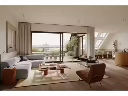 penthouse met drie slaapkamers met zicht op de gentse sky...