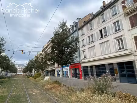 1ère annonce strasbourg centre  f5 95 m2 à rénover