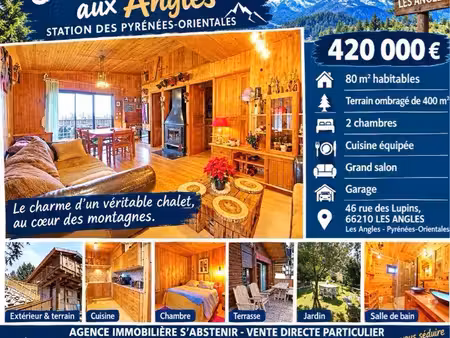 vends chalet les angles