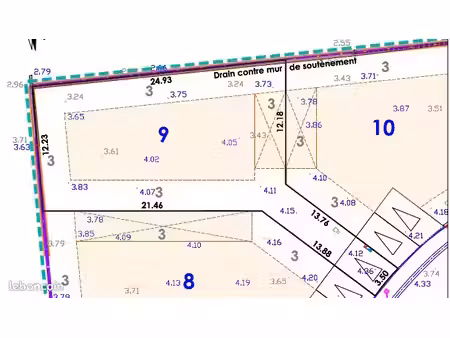 terrain 401 m² vic-la-gardiole