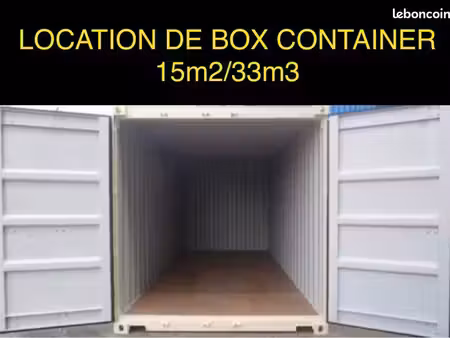 location de box container