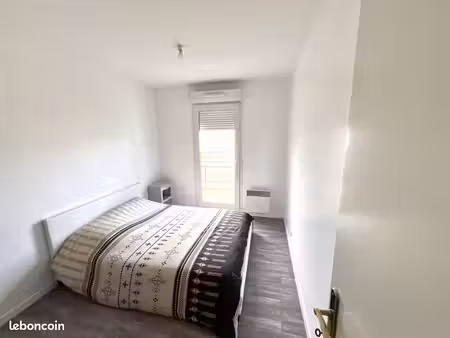 beau t3 58m² avec balcon dans résidence récente