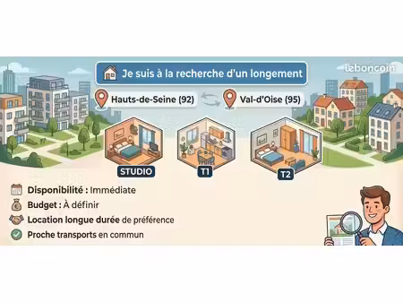 recherche de logement – 92 / 95