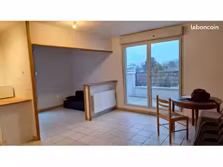 t2bis balcon+garage à vaulx/v village – grand lyon