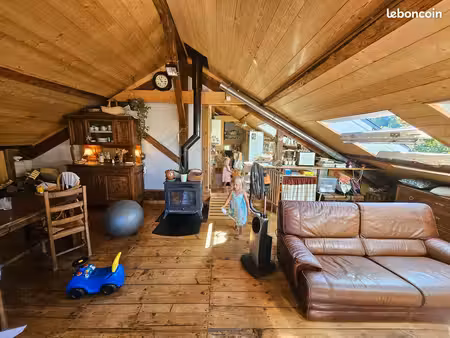 t5 style chalet - chauffage+électricité inclus - terrasse 50 m² + 2 balcons - 120 m² 2e ét