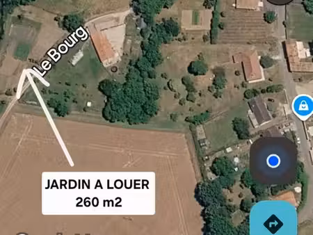 potager 260 m2 à cultiver