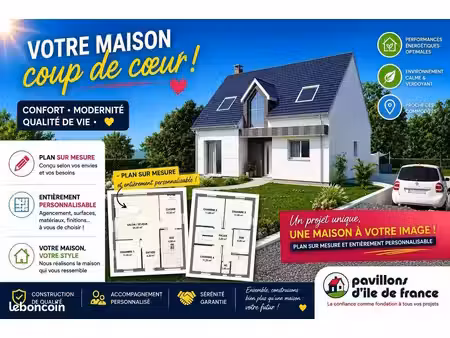 maison 125 m² avec terrain à mormant (77)