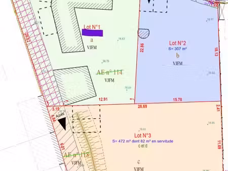 terrain constructible viabilisé