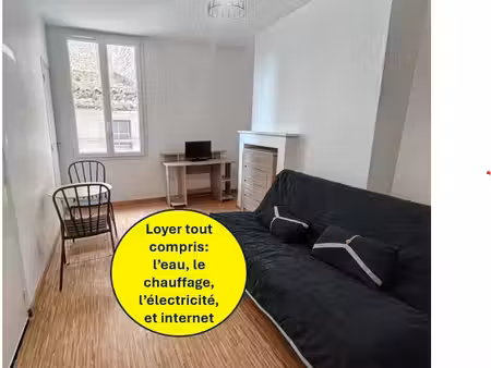 studio meublé toutes charges incluses  y compris internet