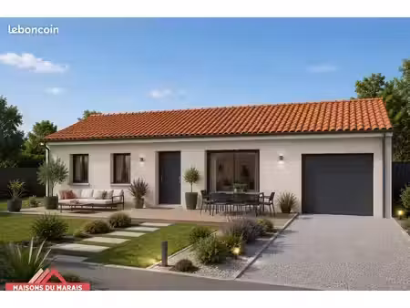 maison 80 m² avec terrain à vouille