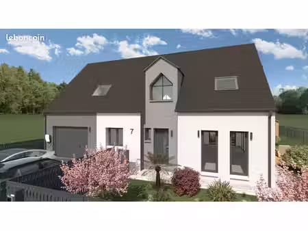 maison 140 m² avec terrain à domart-sur-la-luce (80)