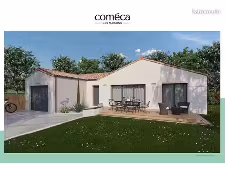 projet de construction d'une maison 87.04 m² avec terrain à saint-jean-de-monts (85)
