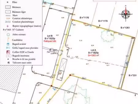 vente terrain à vieillevigne (44116) : à vendre / vieillevigne