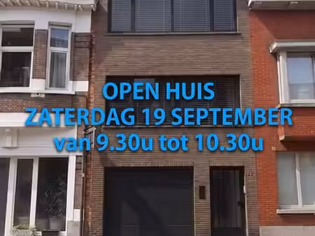 open huis zaterdag 19 september van 9.30u tot 10.30u