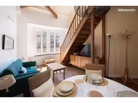 appartement 3 pièces duplex meublé - golfe-juan (bail mobilité oct. à mai)