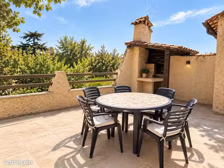 t3/4 meublé 50 m² – grande terrasse plein sud + mezzanine