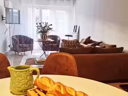 location meublée appartement 3 pièces 61 m² à nice (06000)  1 400 €