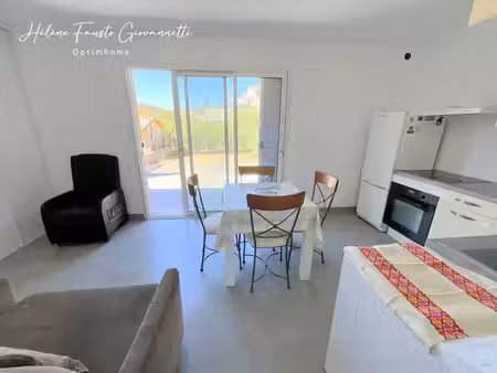 oletta – appartement 2 pièces avec jardin – vendu meublé
