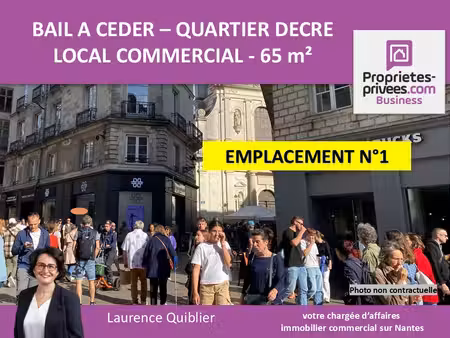 location commerce nantes 44000 65m²