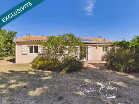 maison de plain-pied - 4 chambres - terrain 1 220 m²