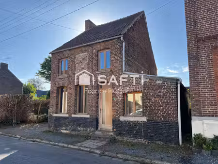 maison individuelle à hergnies avec deux chambres et jardin