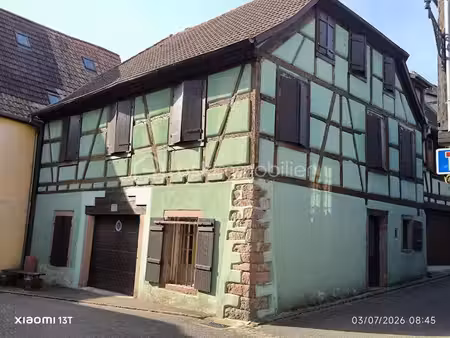 maison alsacienne au cœur de ribeauvillé – vendue entièrement meublée avec garage et parki