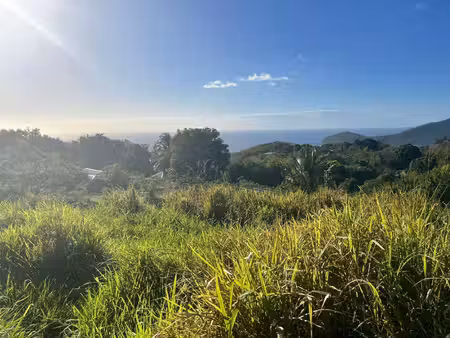 terrain aux anses d'arlet - vue mer