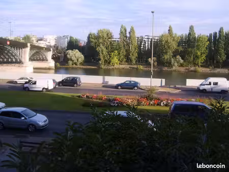 studio 32 m² vue seine + balcon + parking + cave – courbevoie